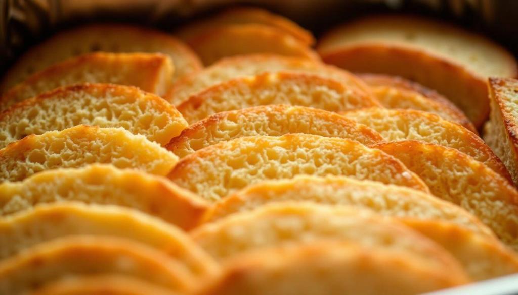 layering bread for pudding
