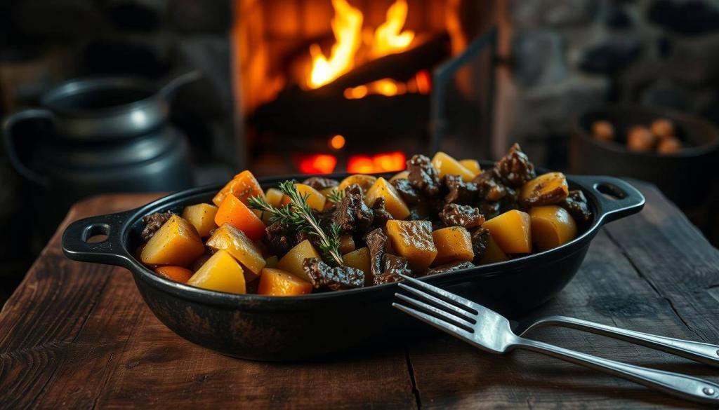 traditional beef and potato dish