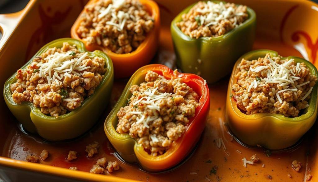 baking stuffed peppers