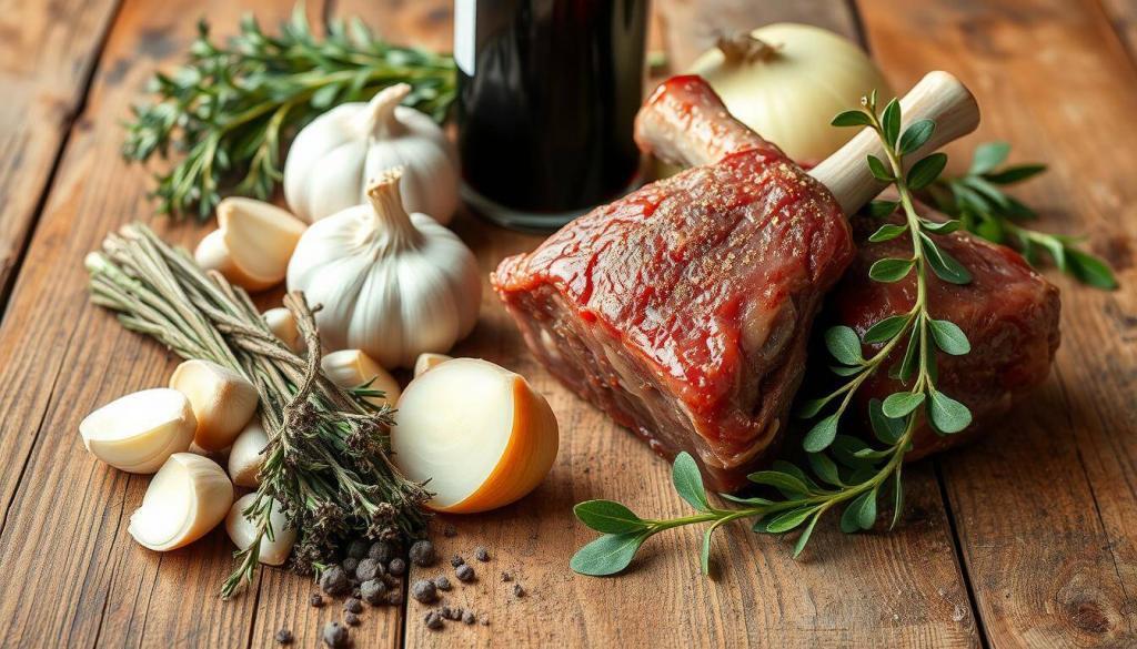 essential ingredients for lamb shanks