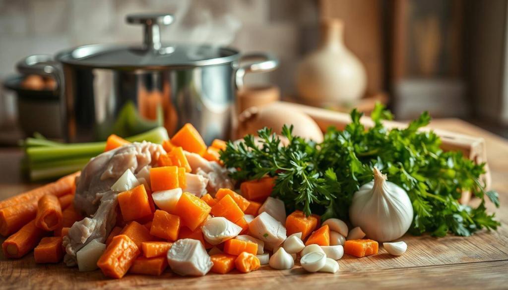 ingredients for soup