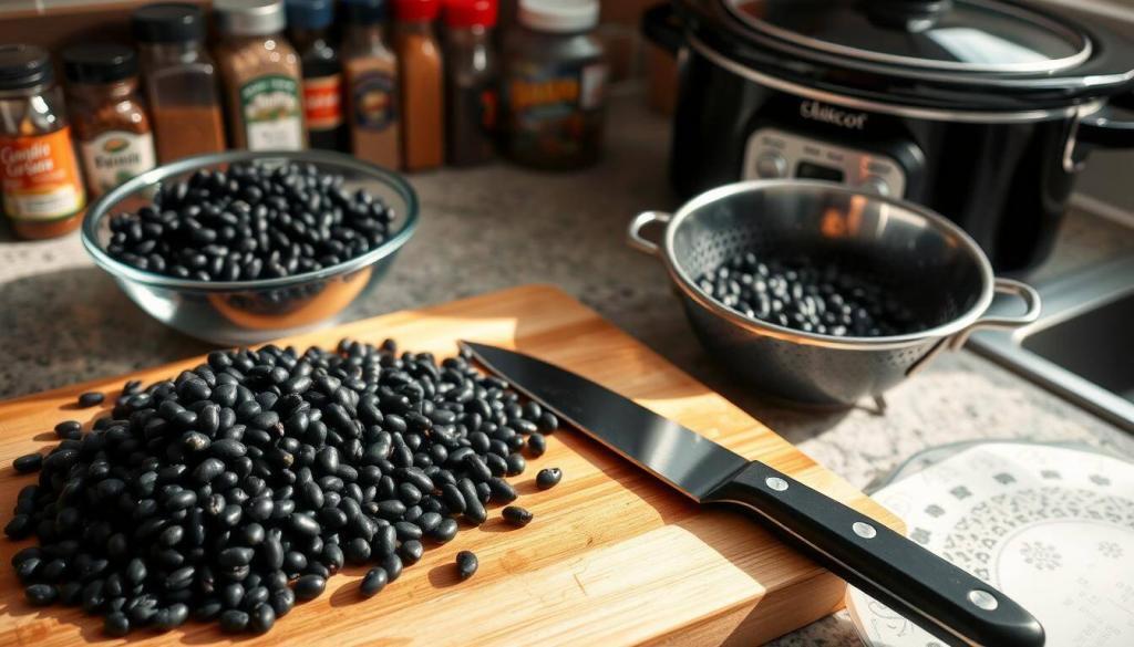 preparation steps for beans