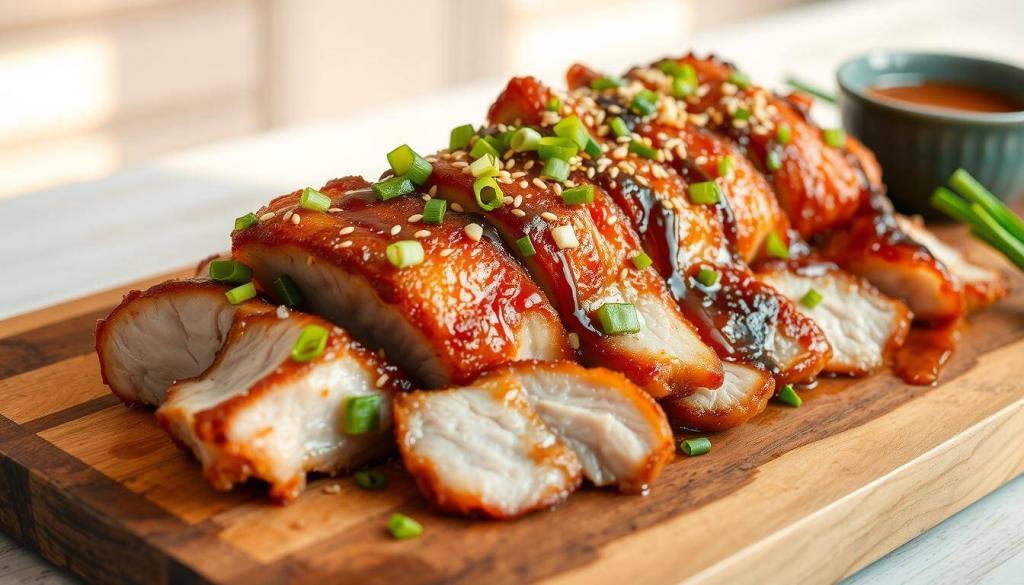 serving pork belly