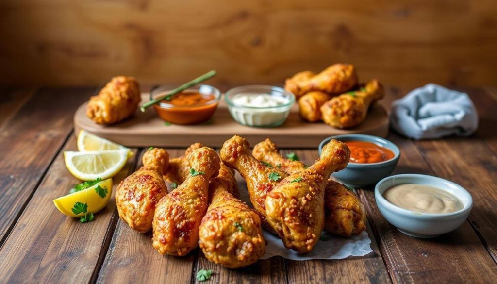 serving suggestions for air fryer chicken drumsticks