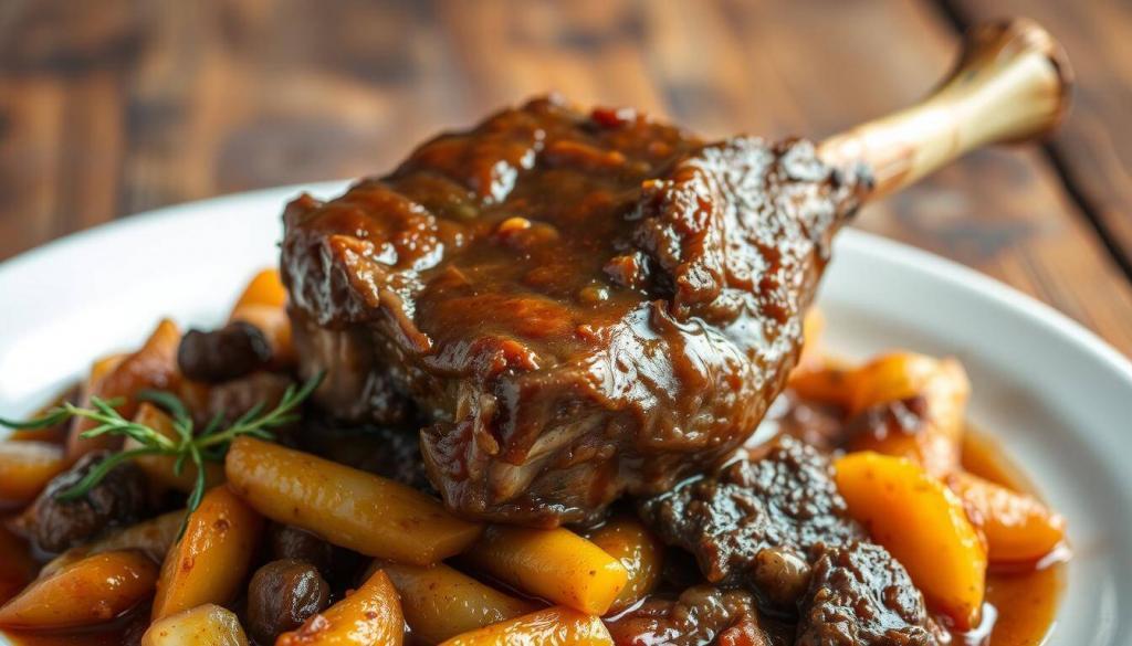 slow cooker lamb shank recipe