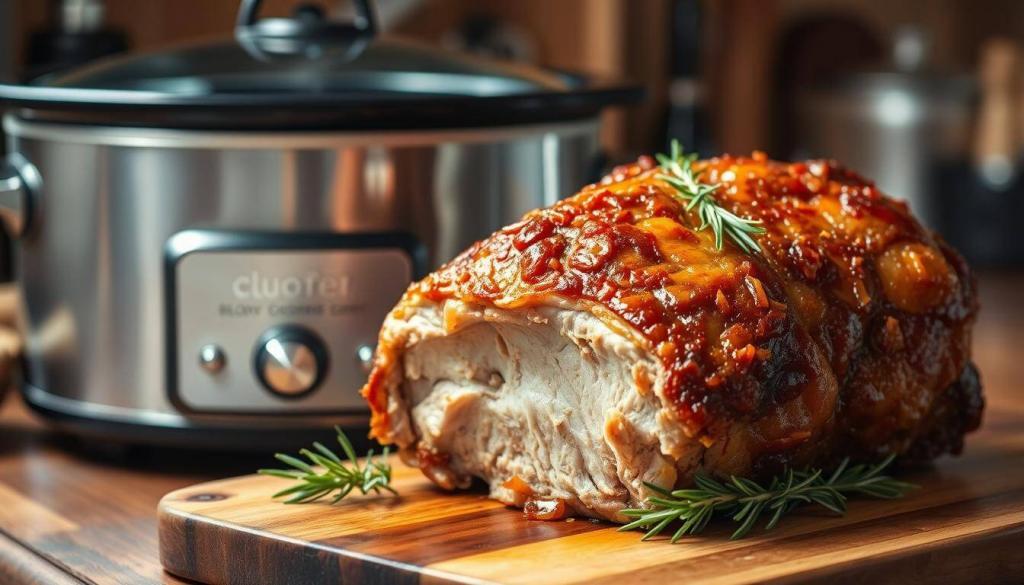 slow cooker pork shoulder roast