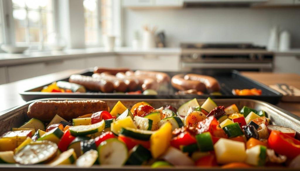 step-by-step sheet pan meal