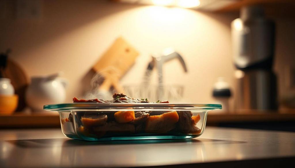 storing and reheating beef leftovers