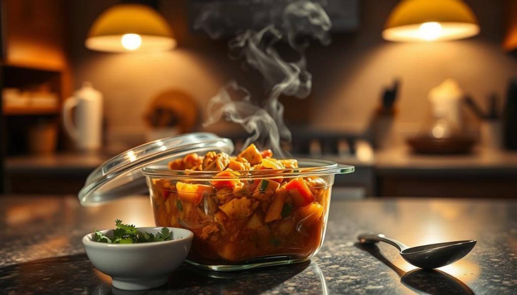 storing and reheating curry