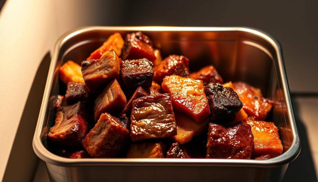 storing and reheating leftover pork belly