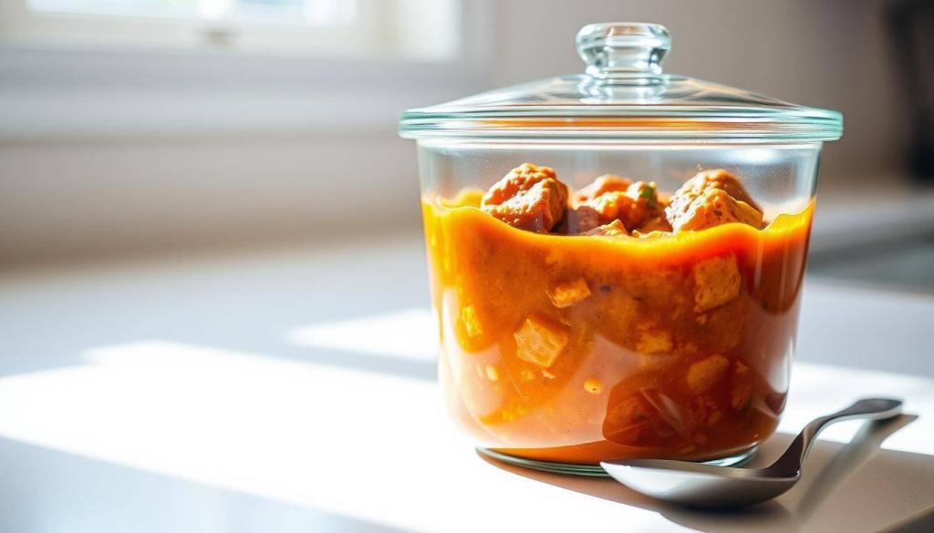 storing and reheating red curry