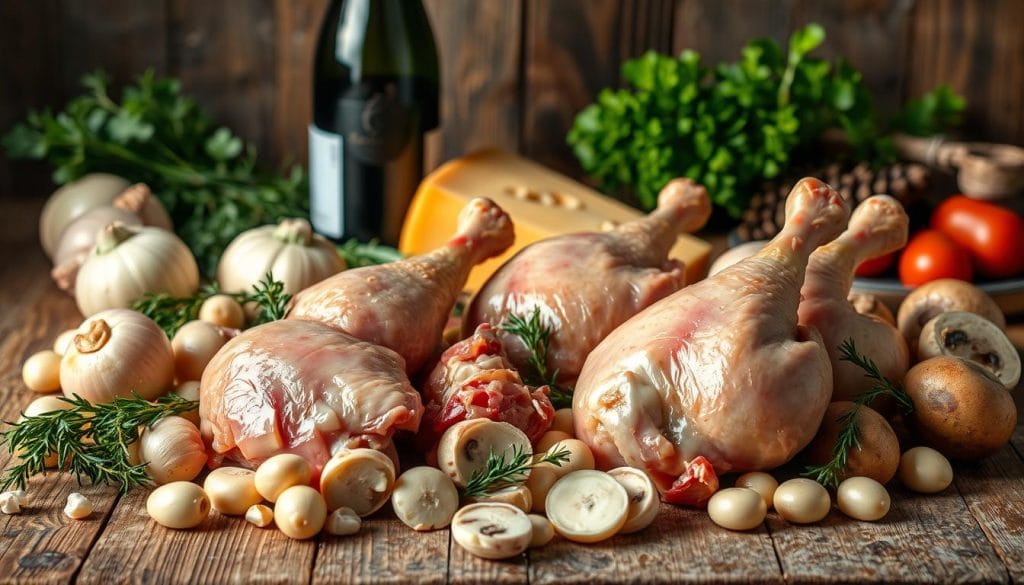 Coq au Vin Ingredients