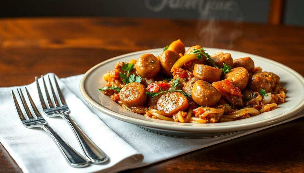 Creole Cuisine Jambalaya Presentation