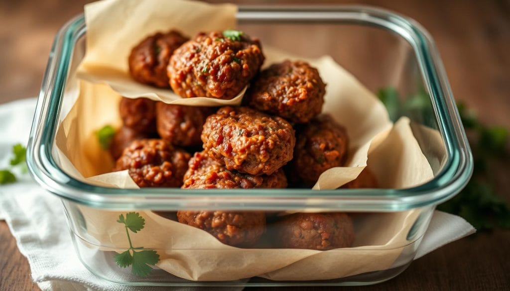 Leftover Minced Lamb Kofta Storage
