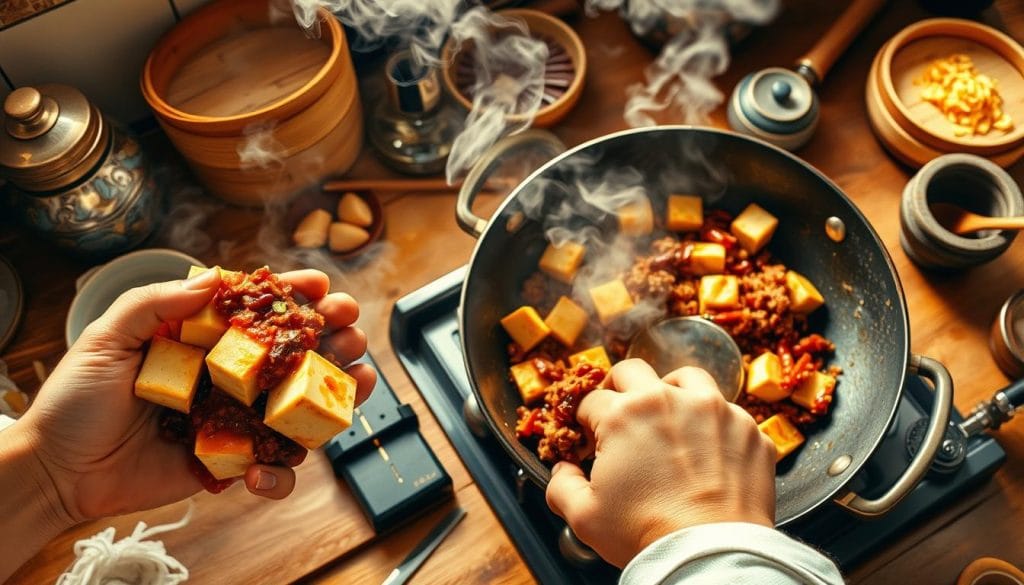 Mapo Tofu Cooking Techniques