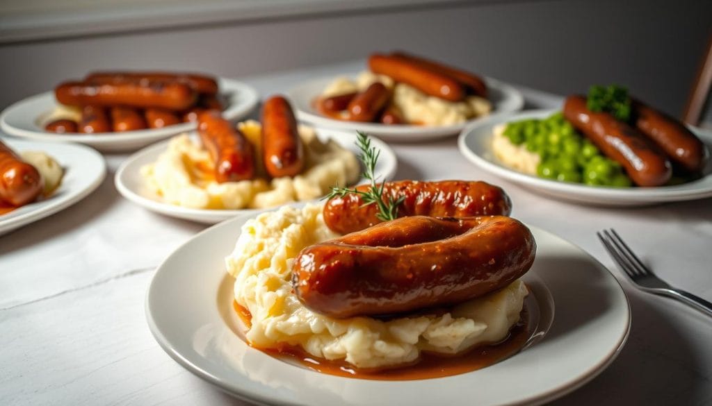 Regional Bangers and Mash Variations Regional Bangers and Mash Variations