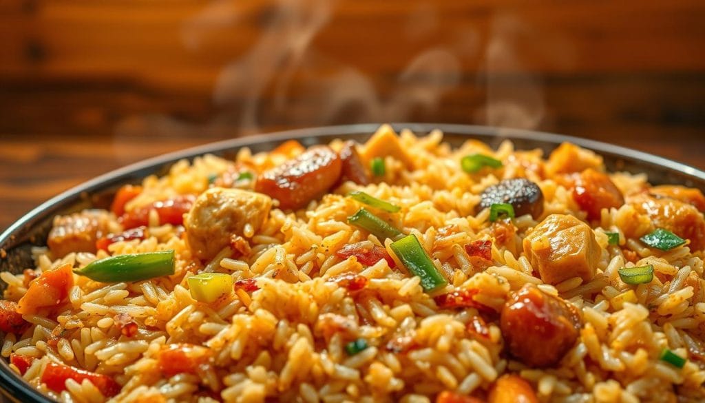 Traditional Jambalaya in New Orleans