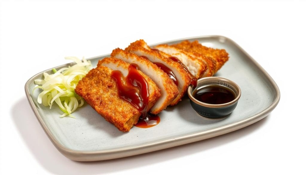Traditional Tonkatsu Serving Presentation
